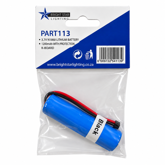 Rechargeable 18650 Battery – 1pce (2200mAh)