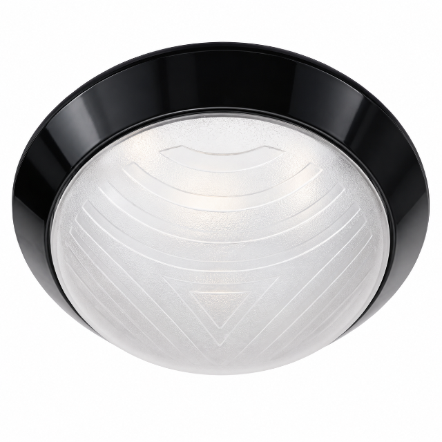 Black Rim Round Bulkhead