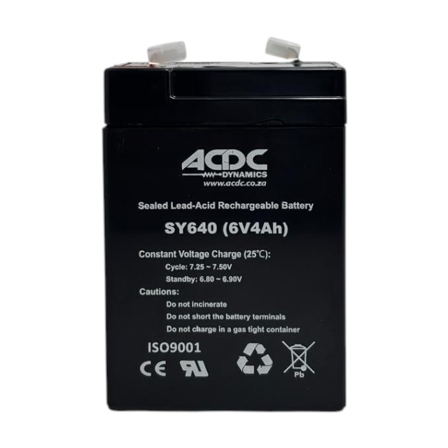 6V 4Ah Lead Acid Battery