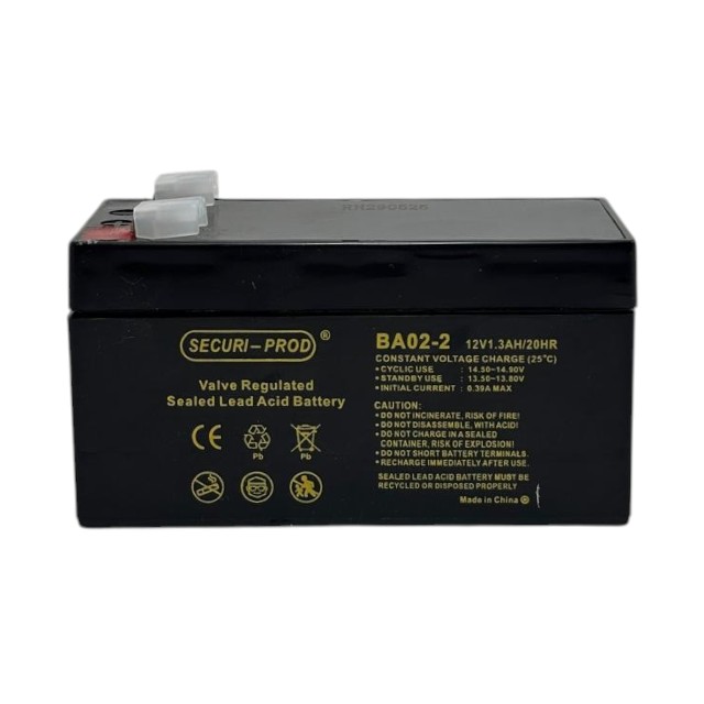 12V 1.3AH Lead Acid Battery