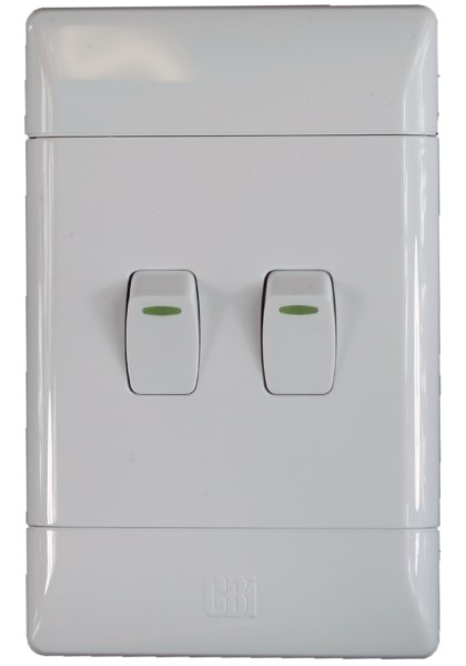 4X2 2 Lever 1 Way Switch