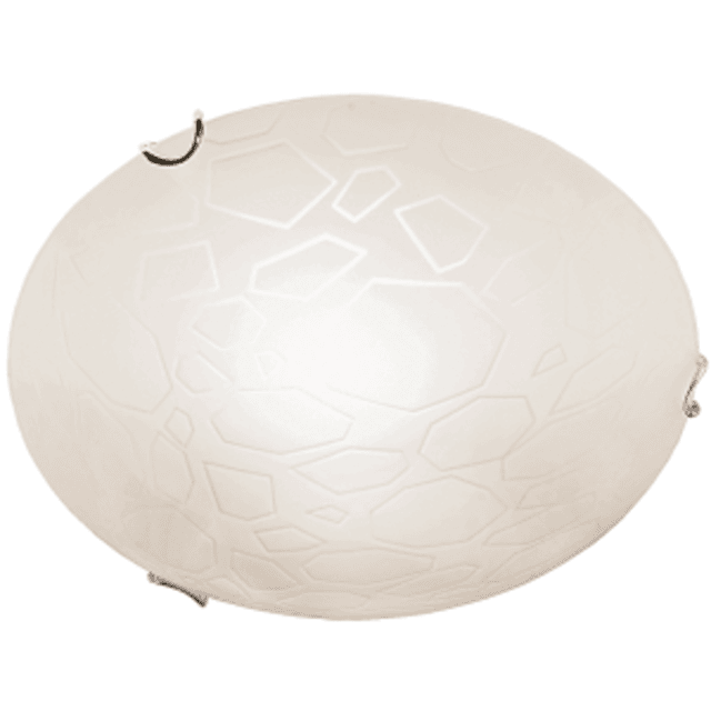 Frosted Patterned Glass Ceiling Lights