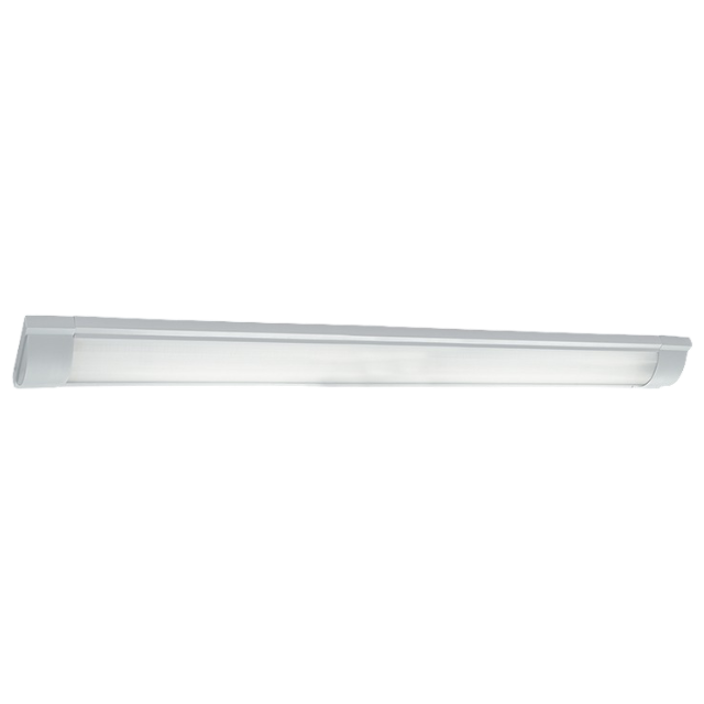 32W LED 1200mm White Metal Fluorescent With Perspex Cover