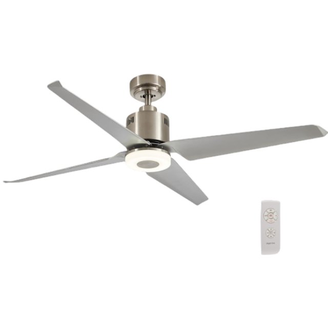 52″ 15W LED Satin Ceiling Fan