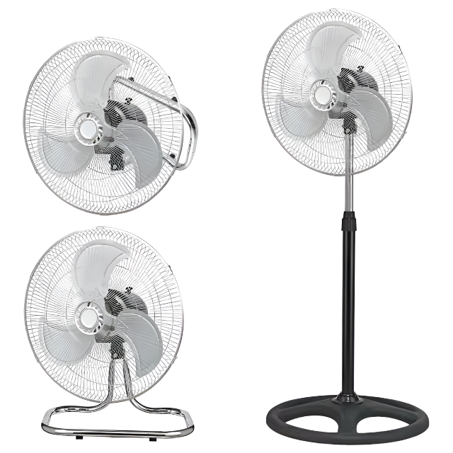18″ 3-In-1 Floor/Wall Fan