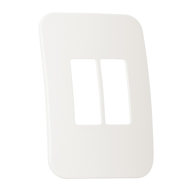 2X4 Two Single Module Vertical Cover Plate 100X50mm - Image 2