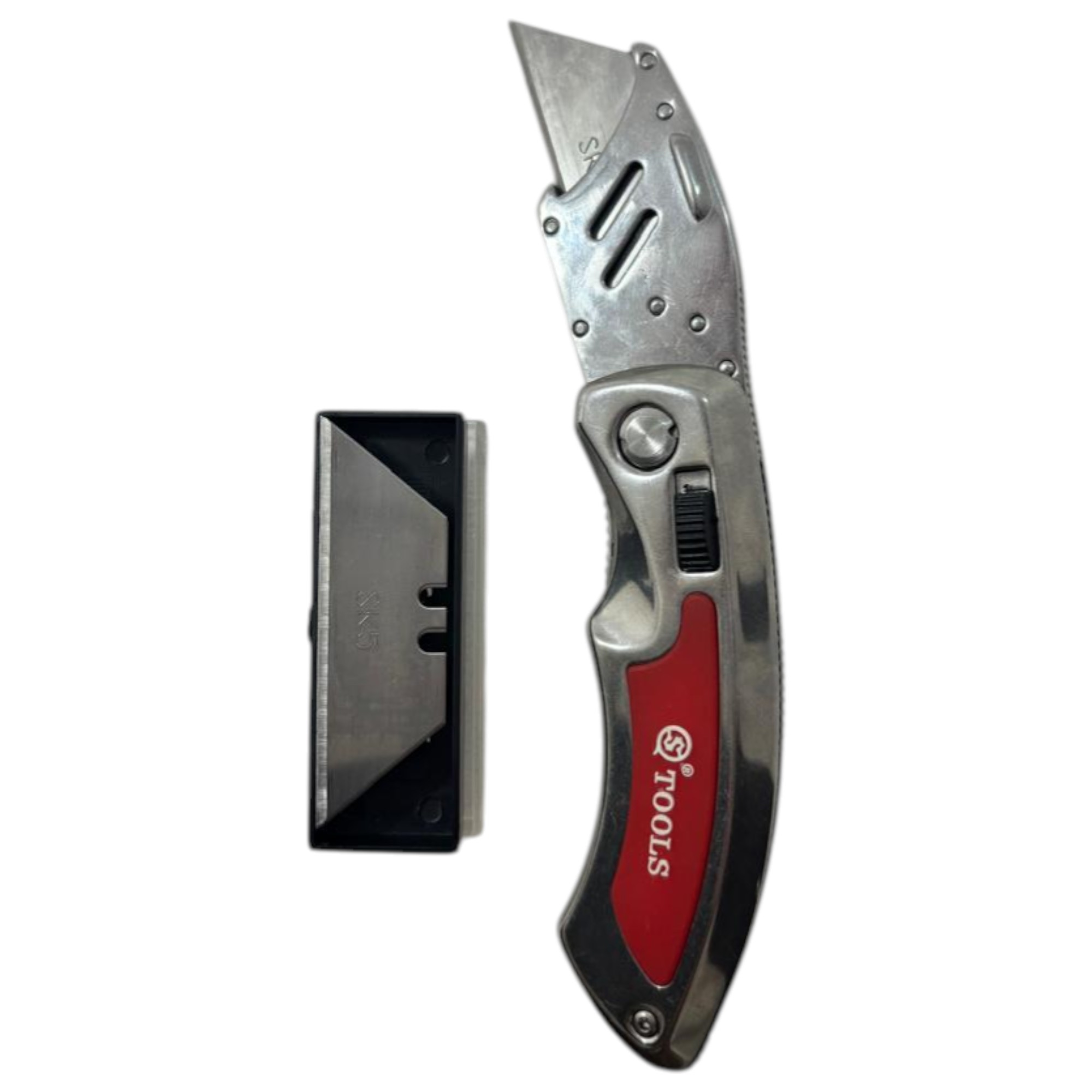 Utility Knife With Spare Blades