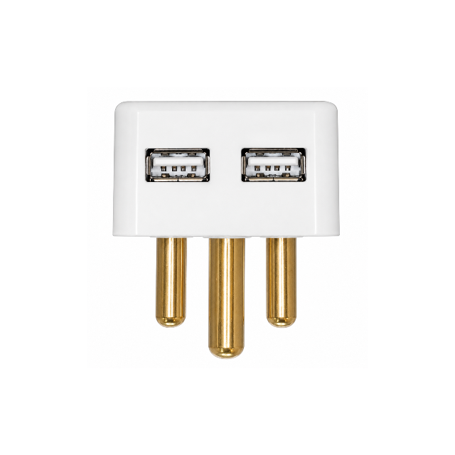 USB Travel Plug Top 3-Pin