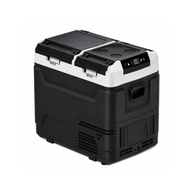 60L Portable Dual-Zone Bluetooth Cooler Box