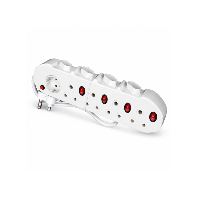 9-Way Multi Plug with Switches