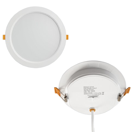 9W LED Panel Light with Colour Changing Switch on the back of the Downlight