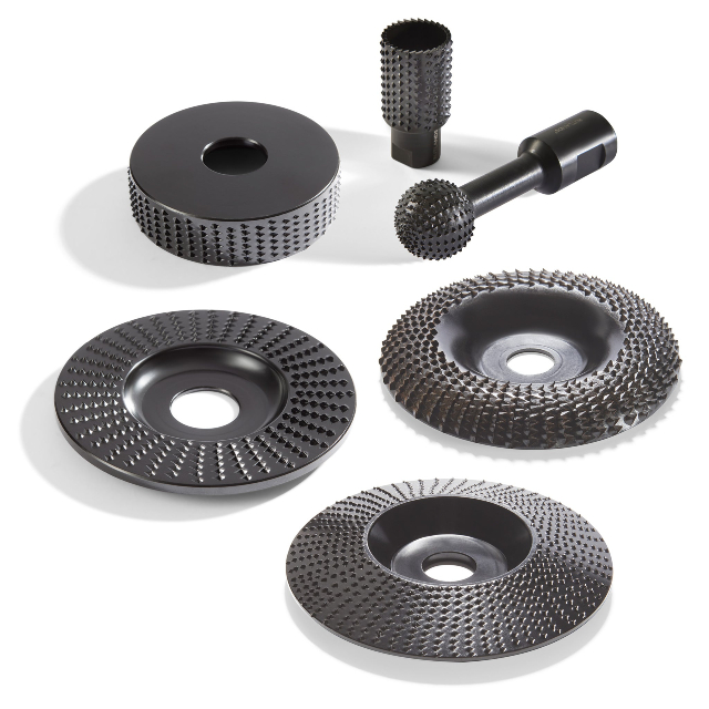 Carving Disc & Rasps Set of 6 for 115mm Grinder