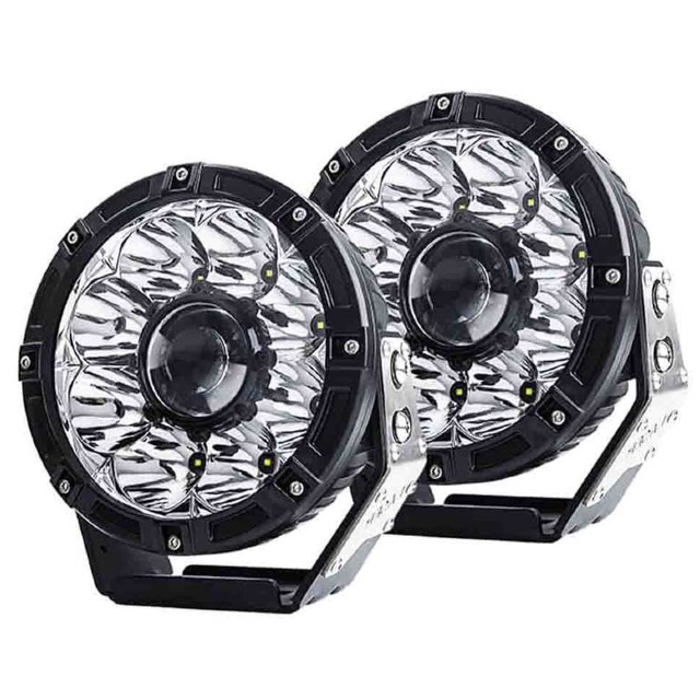 7″ LED Lazer Spotlight 2pce Set IP68