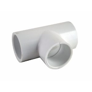 Tee PVC White