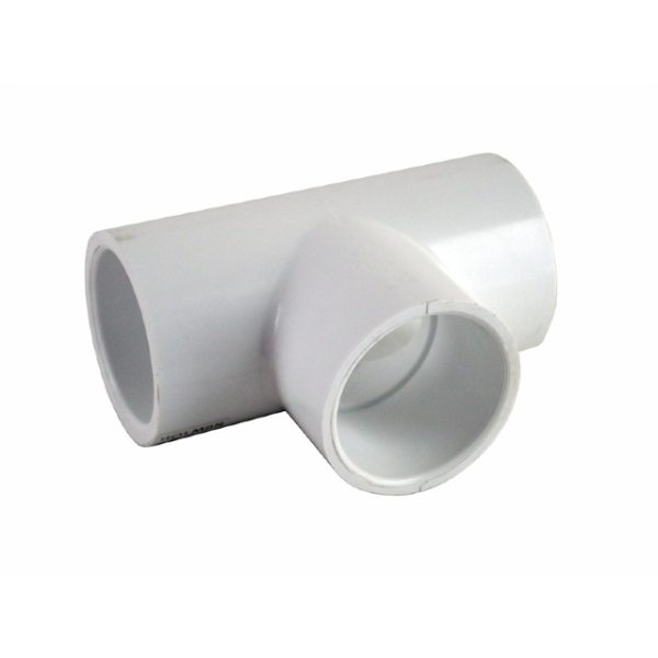 Tee PVC White