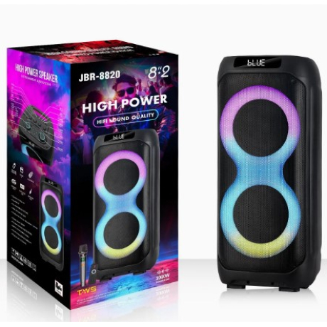 Portable Bluetooth Speaker with Wireless Microphone