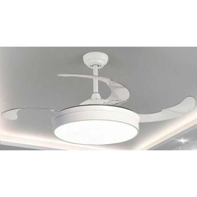 White Invisible ceiling fan light