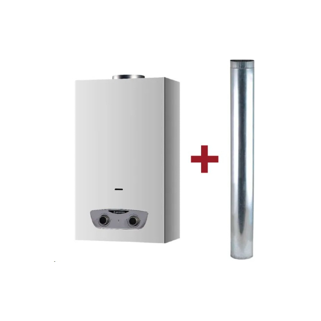 11ltr Gas Geyser & Flu Pipe