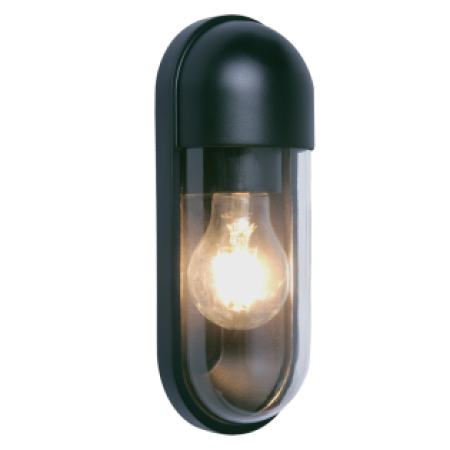 Outdoor Plastic Wall Light with Clear PC Cover, IP65