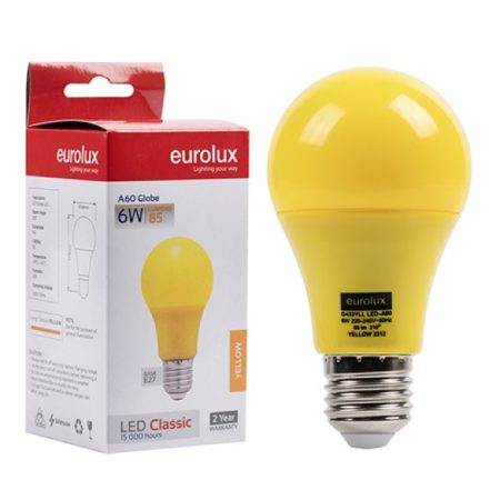 Yellow E27 LED Bulb