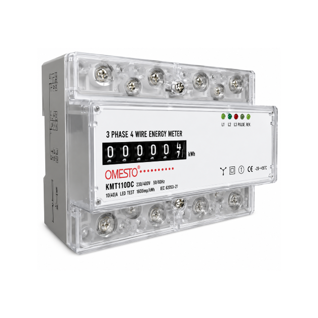 Three Phase LCD Kilowatt Hour Meter