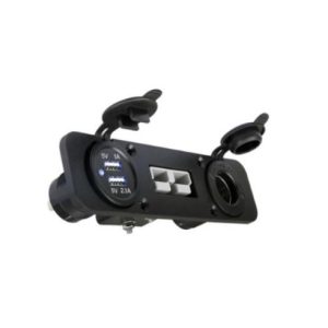 Dual USB Circular Power Device (5–24V, 50A)
