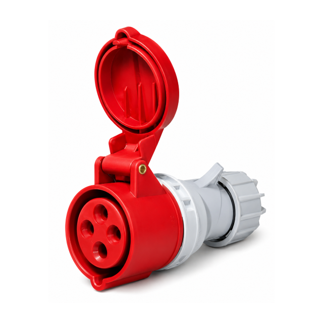32A 4-Pin Connector – 380V (Red)