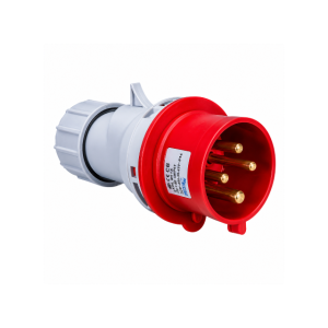 32A 4-Pin Plug Top – 380V (Red)