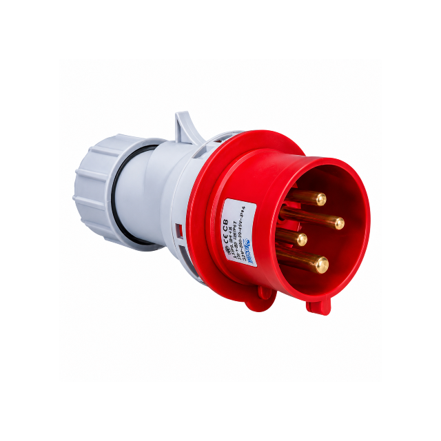 32A 4-Pin Plug Top – 380V (Red)
