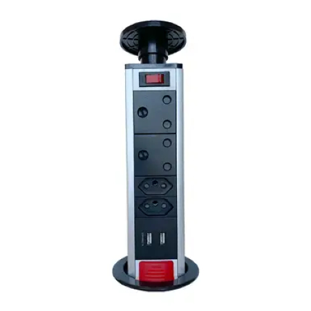 Pop-up Socket 2x USB, 2x 2Pin, 2x RSA