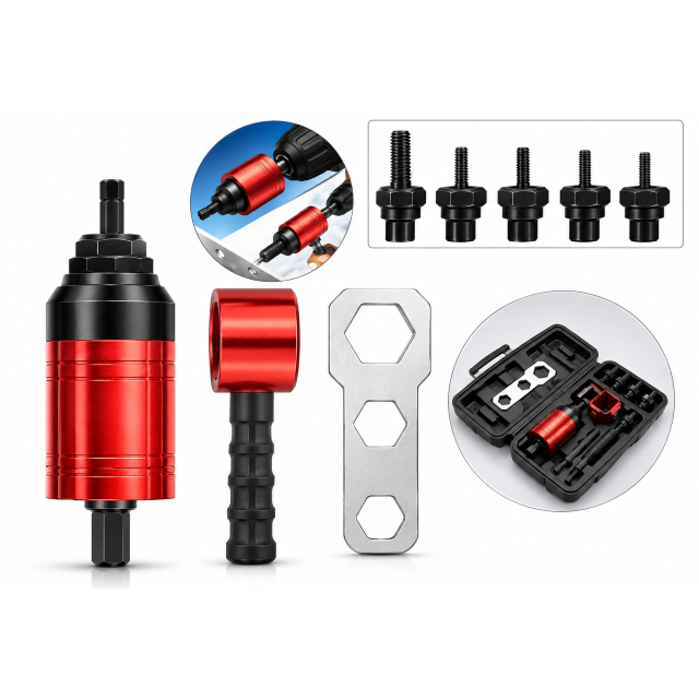 Electric Rivet Nut Adapter – M3–M8