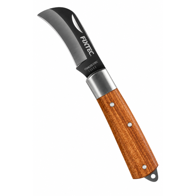 Electrician’s Pocket Knife with Bent Head