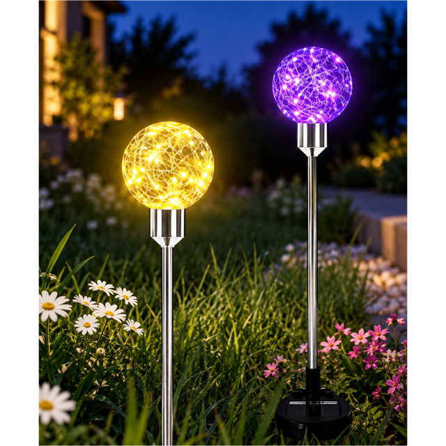 Solar Ball Light – Warm White / Mixed Colour