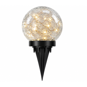 Solar Spike Glass Light