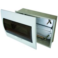White DB Flush with Inner Tray for 13mm MCBs
