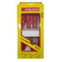 6Pce Black Tip Screwdriver Set