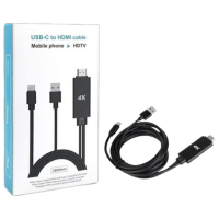 Type-C to HDMI and USB Cable