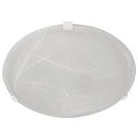 Small Alabaster Glass Ceiling Light