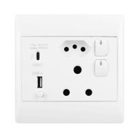16 Amp Plug + New RSA Socket + 1 USB-C and 1 USB-A – 4 X 4