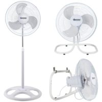 3 Different Configuration Fan White