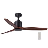 3 Wood Blades, 52” (132cm) Ceiling Fan