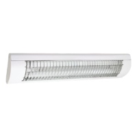 637mm White Metal Fitting With Grid For LED Tubes
