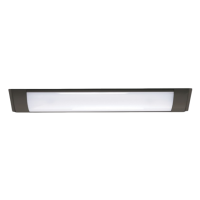 40W LED 1200mm Black Aluminum And PC Cover