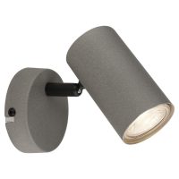 Sandy Grey Single Metal Spotlight