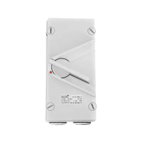 4 Pole Surface Mounting Lockable Isolator