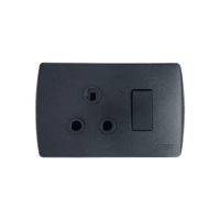 4X2 Single Switched Socket Horizontal