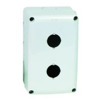 Grey 2 Way Pushbutton Enclosure IP66