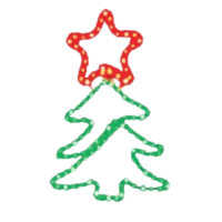 570X380mm Christmas Tree Light