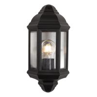 Black Half Lantern E27