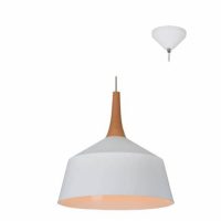 Large Pendant In White